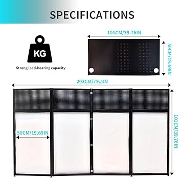 Amazon.co.jp: ポータブルDJファサードテーブルステーション